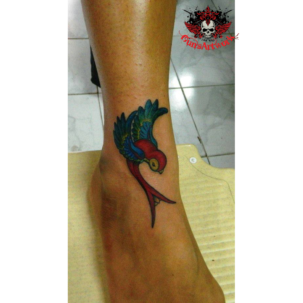 Colourful Bird Tattoo Girly Tattoos Colorful Bird Tattoos inside size 1001 X 1001