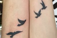 Couples Tattoo Birds Flying Through Life Together Other for measurements 804 X 1136