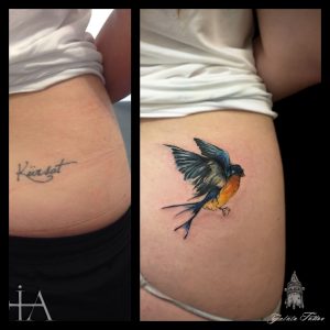 Cover Up Bird Tattoo My Works Tattoos Cover Tattoo Cover Up in size 2448 X 2448