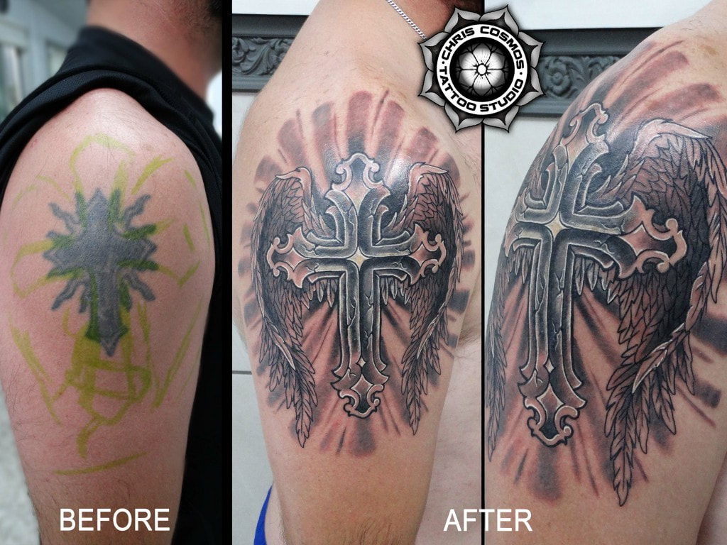 Cover Ups Chris Cosmos Tattoo Studio Limassol Cyprus in size 1024 X 768