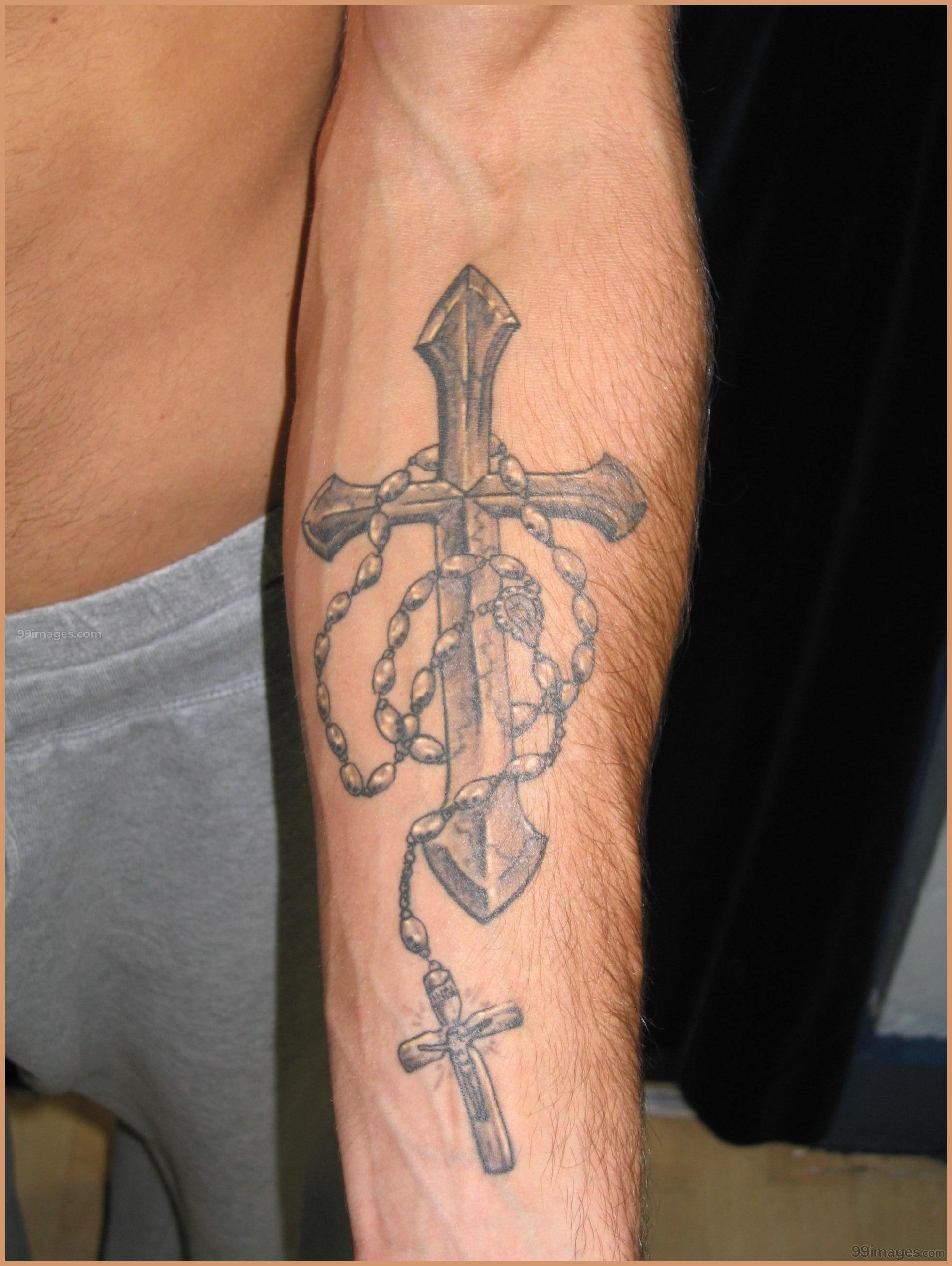 Creative Cross Tattoos Hd Images Cross Tattoos Latest intended for sizing 1964 X 2612