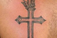 Cross And Crown Tattoo On Chest Tattoo Designs Tattoo Pictures throughout proportions 768 X 1024
