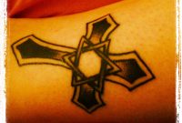 Cross And Star Of David Tattoo Done At Carmel Tatto With Out Star within proportions 2048 X 2048