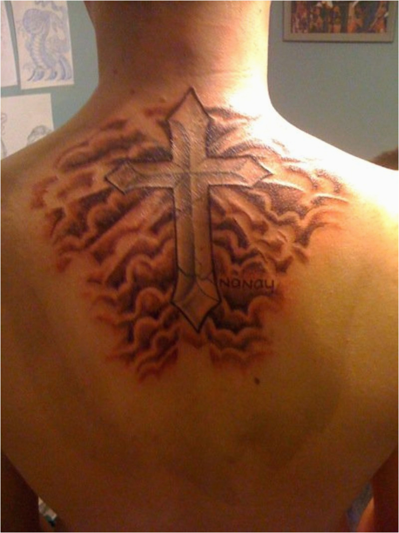 Cross Cloud Tattoos Cloud Tattoos Designs Ideas And Meaning Tattoos regarding proportions 800 X 1067
