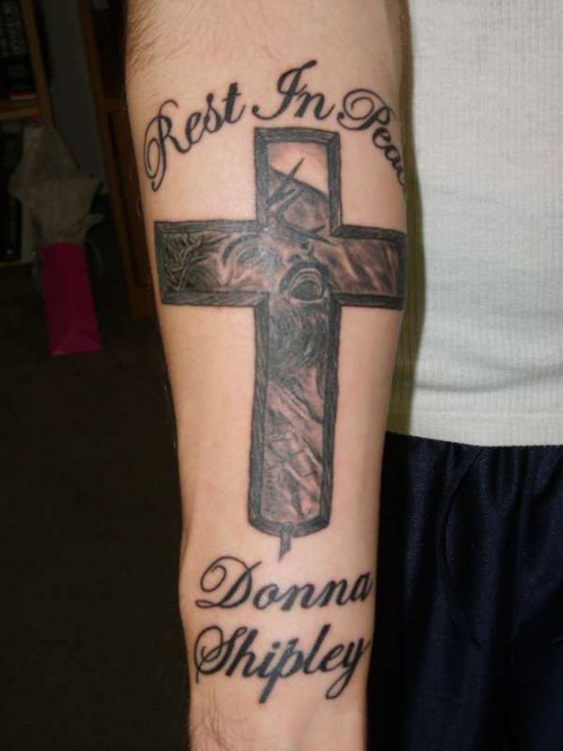 Cross Design On Forearm Tattoo Tattoos Book 65000 Tattoos Designs throughout dimensions 800 X 1067