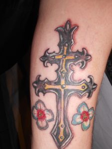 Cross Of Lorraine Tattoo My Muse Tattoos Piercings Artsy throughout dimensions 3456 X 4608