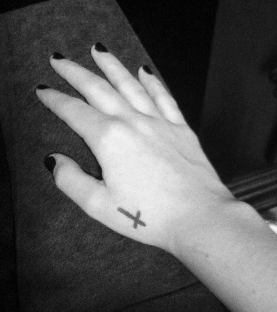 Cross On Hand Tattoo I Want This Love The Placement It Is The throughout measurements 970 X 1094