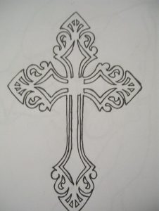 Cross Outline Tattoo Designs Celtic Cross Cross Tattoo Designs in sizing 775 X 1030