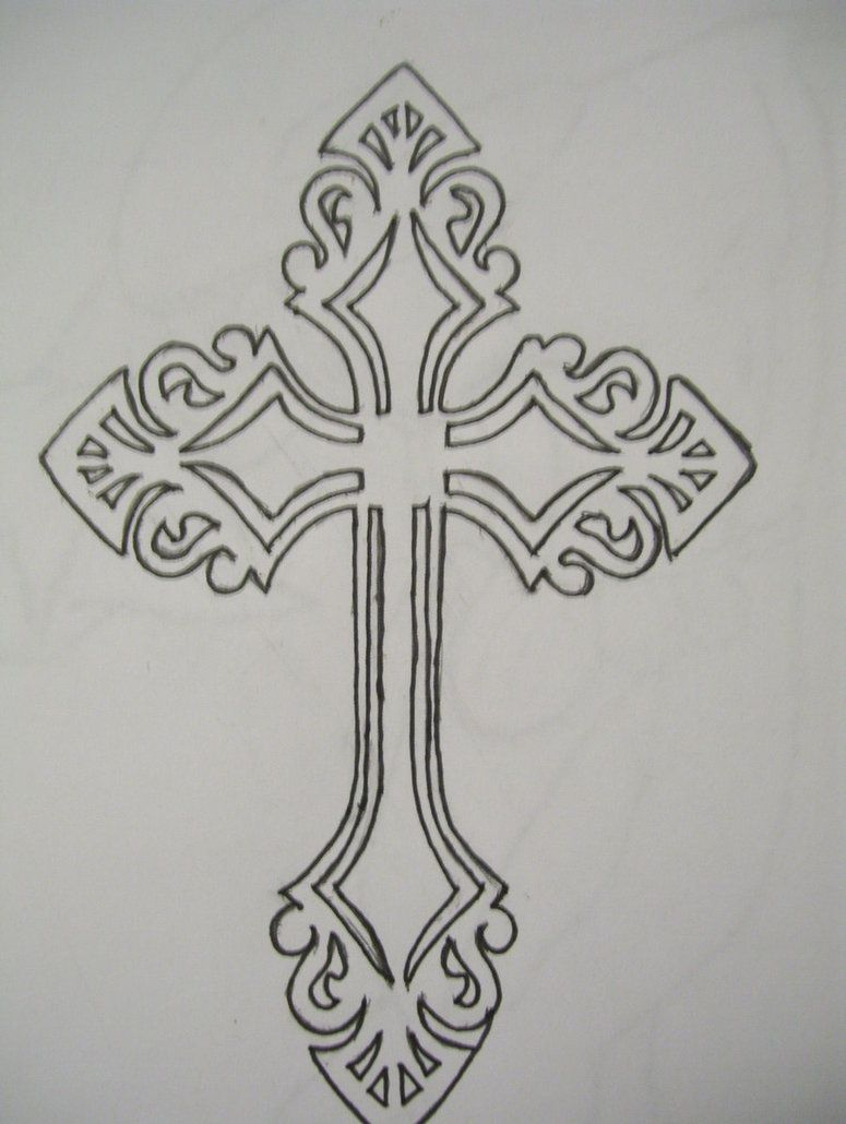 Cross Outline Tattoo Designs Celtic Cross Cross Tattoo Designs with size 775 X 1030