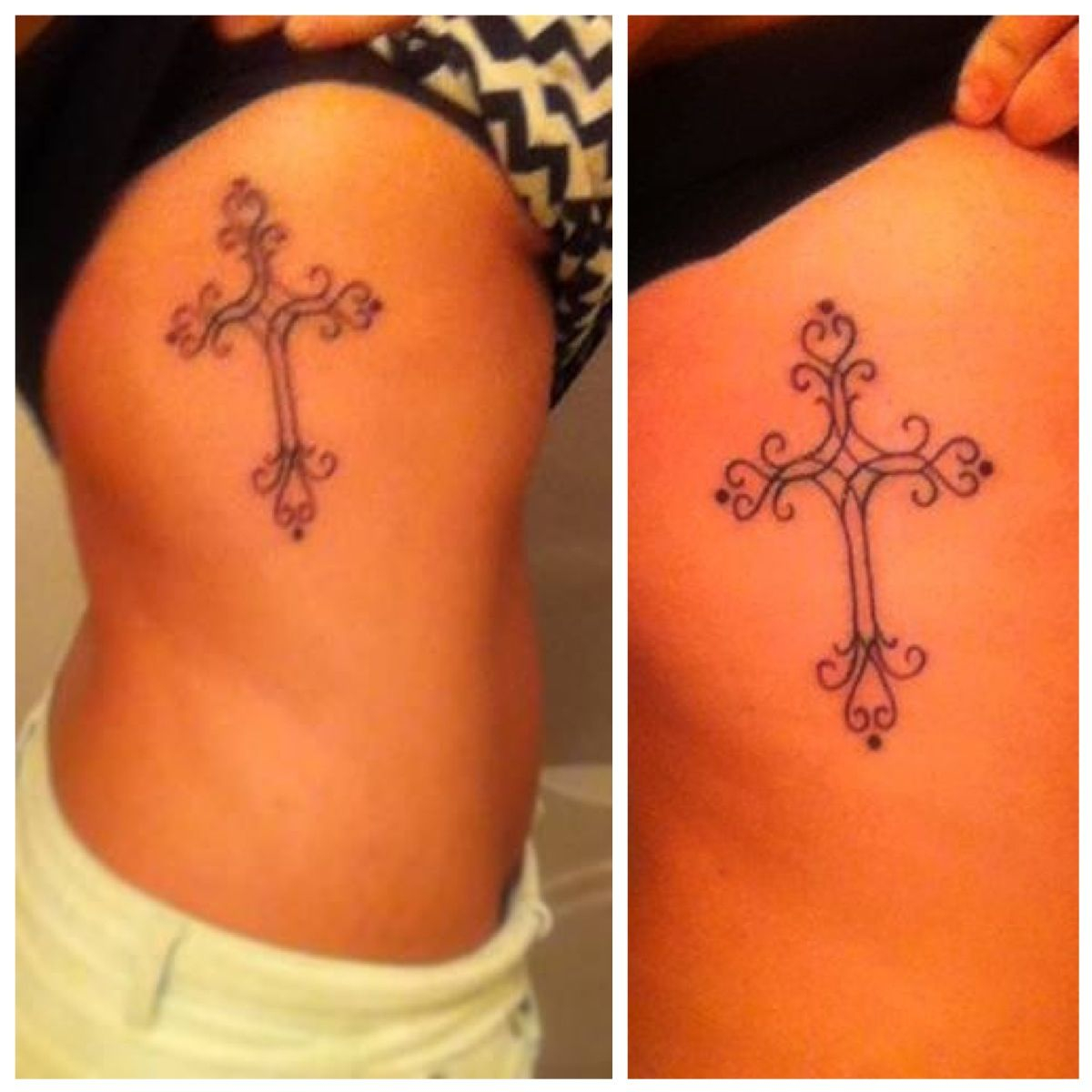 Cross Rib Tattoo Crosstattoo Cross Tattoo Tattoo Ideas Cross intended for proportions 1200 X 1200