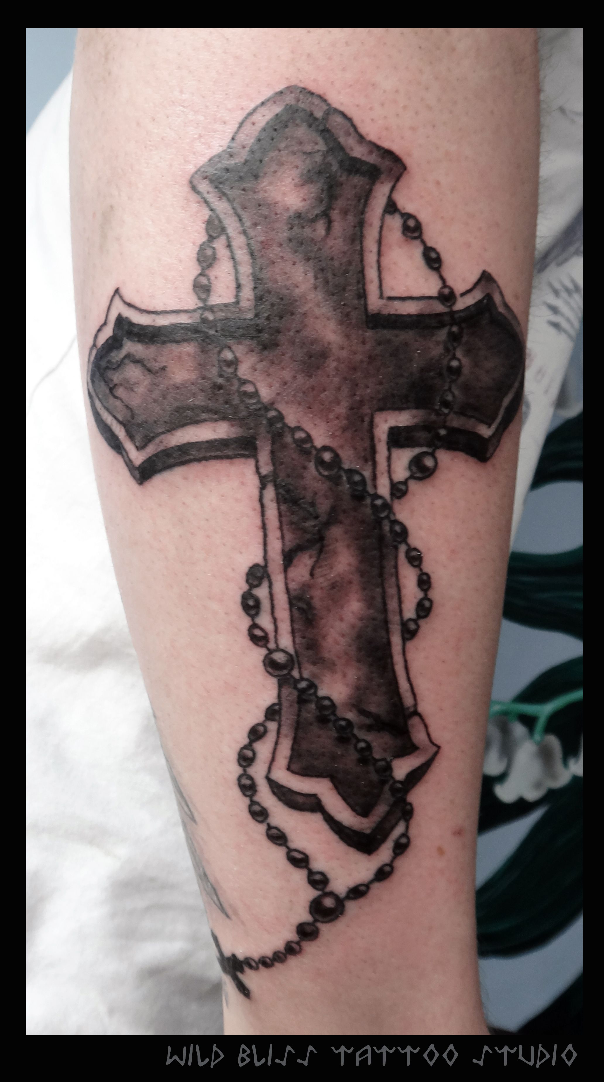 Cross Rosary Tattoo Rosary Tattoos Tattoos Tatting Cool Tattoos for size 2064 X 3696