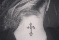 Cross Tattoo Back Of Neck Tattoos Back Of Neck Tattoo Cross for dimensions 960 X 960