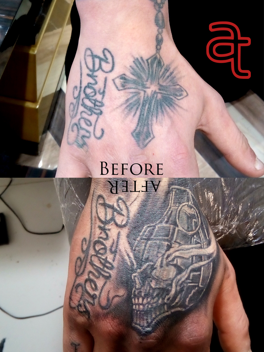 Cross Tattoo Cover Up Atka Tattoo within measurements 900 X 1200