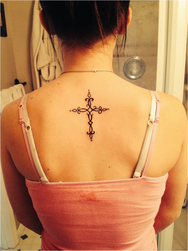 Cross Tattoo Designs For Girls Cross Tattoos For Girls Designs Ideas with sizing 768 X 1024