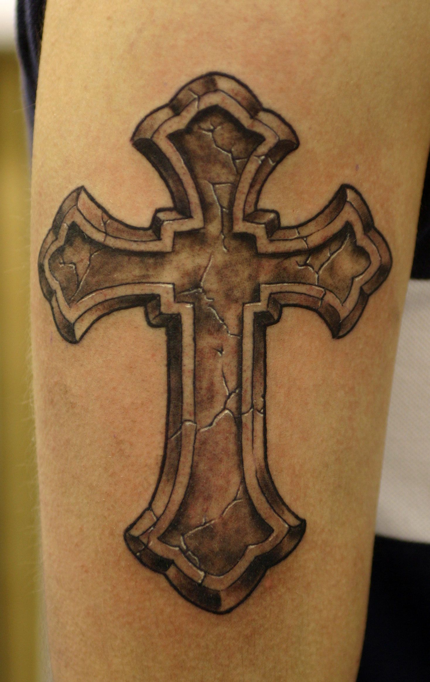 Cross Tattoo Idea On Arm Jerry Tatoo Ideas Celtic Cross Tattoos pertaining to measurements 1468 X 2328
