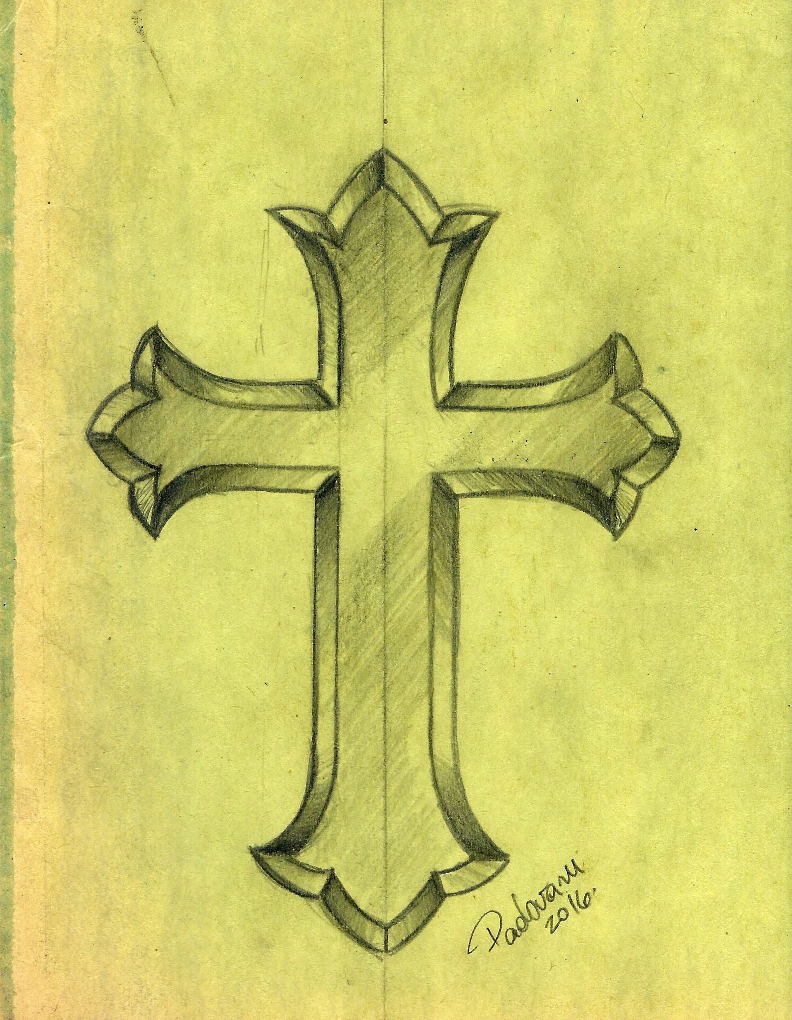 Cross Tattoo Sketch Cross Tattoo Sketches Cover Tattoo Name throughout proportions 1613 X 2078