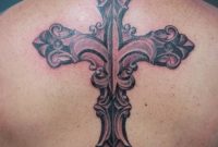 Cross Tattoo Wfleur De Lis Perfect For My Lower Back Tattoos On with measurements 768 X 1024
