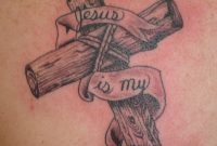 Cross Tattoo With Crown Of Thorns Thorn Cross Tattoo Tattoo in proportions 768 X 1024