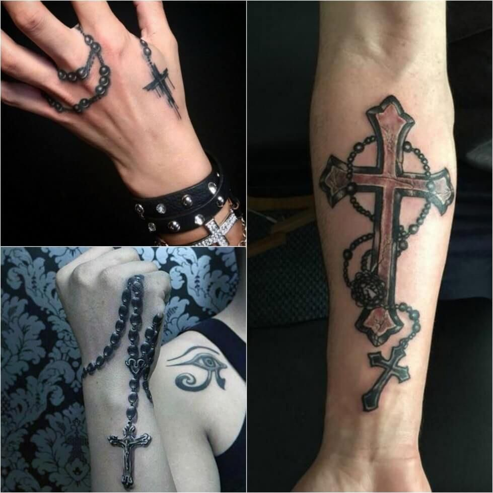 Cross Tattoos Cross Tattoo Designs Cross Tattoos With Rosary Beads pertaining to dimensions 979 X 979