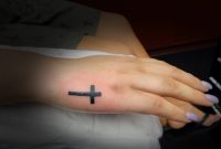 Cross Tattoos For Women On Side Hand Hand Side Cross Tattoos Ink throughout measurements 1280 X 919