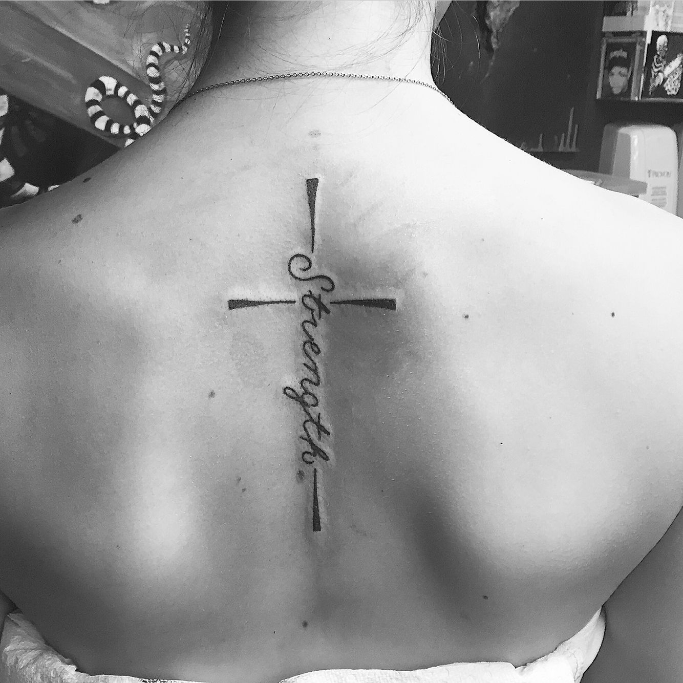 Cross Tattoos Spine Tattoos Christian Tattoos Tattoos intended for proportions 1334 X 1334