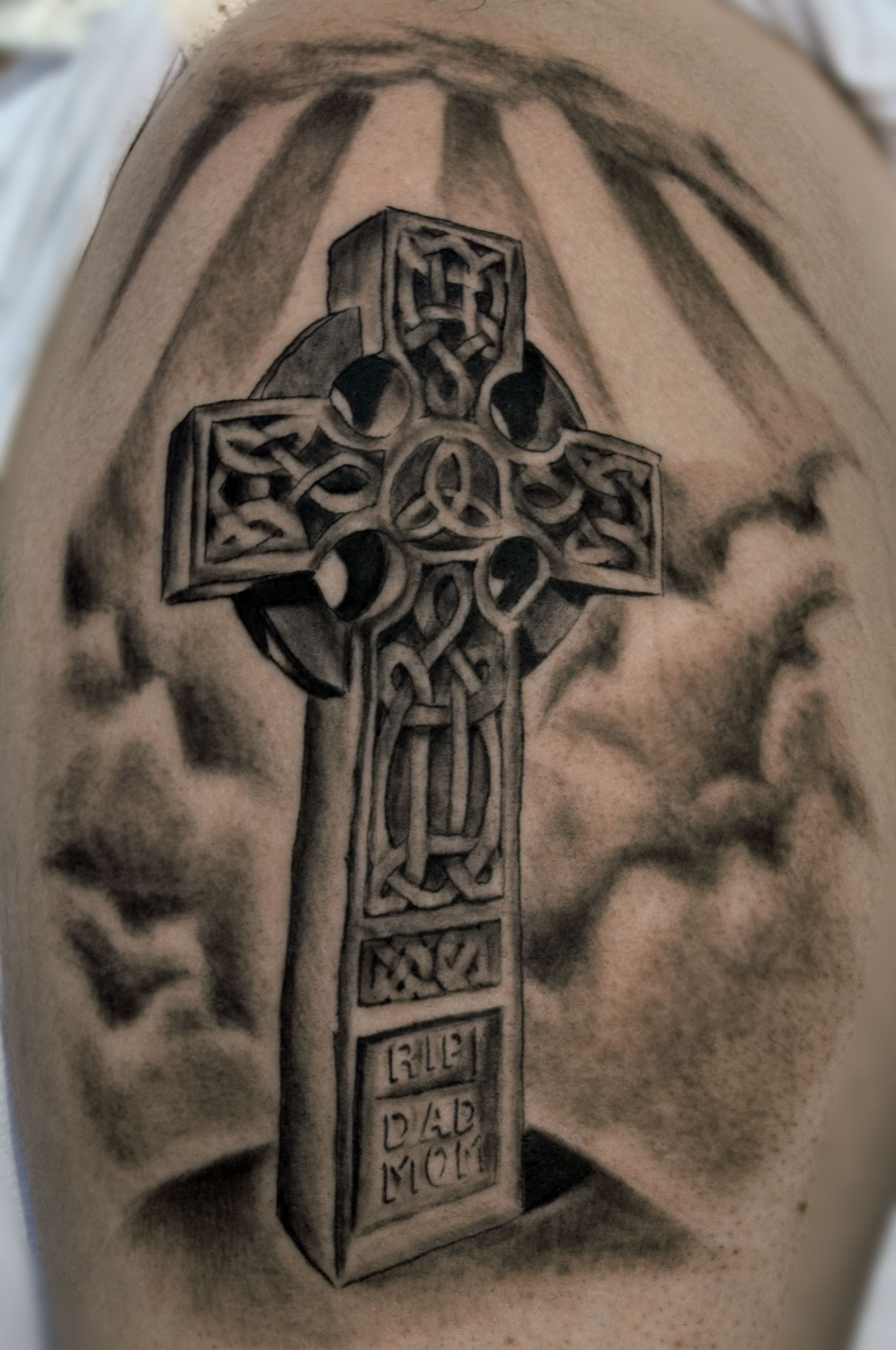Cross With Clouds Tattoo Tattoo Cloud Tattoo Sun Rays Tattoo regarding measurements 1764 X 2658