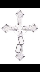 Cross With Dog Tags Tattoo Crosses Dog Tags Tattoo Dog Tags within measurements 750 X 1334