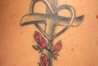 Cross With Flowers Tattoo Cross Heart And Flower Tattoo Tattoos with proportions 768 X 1024