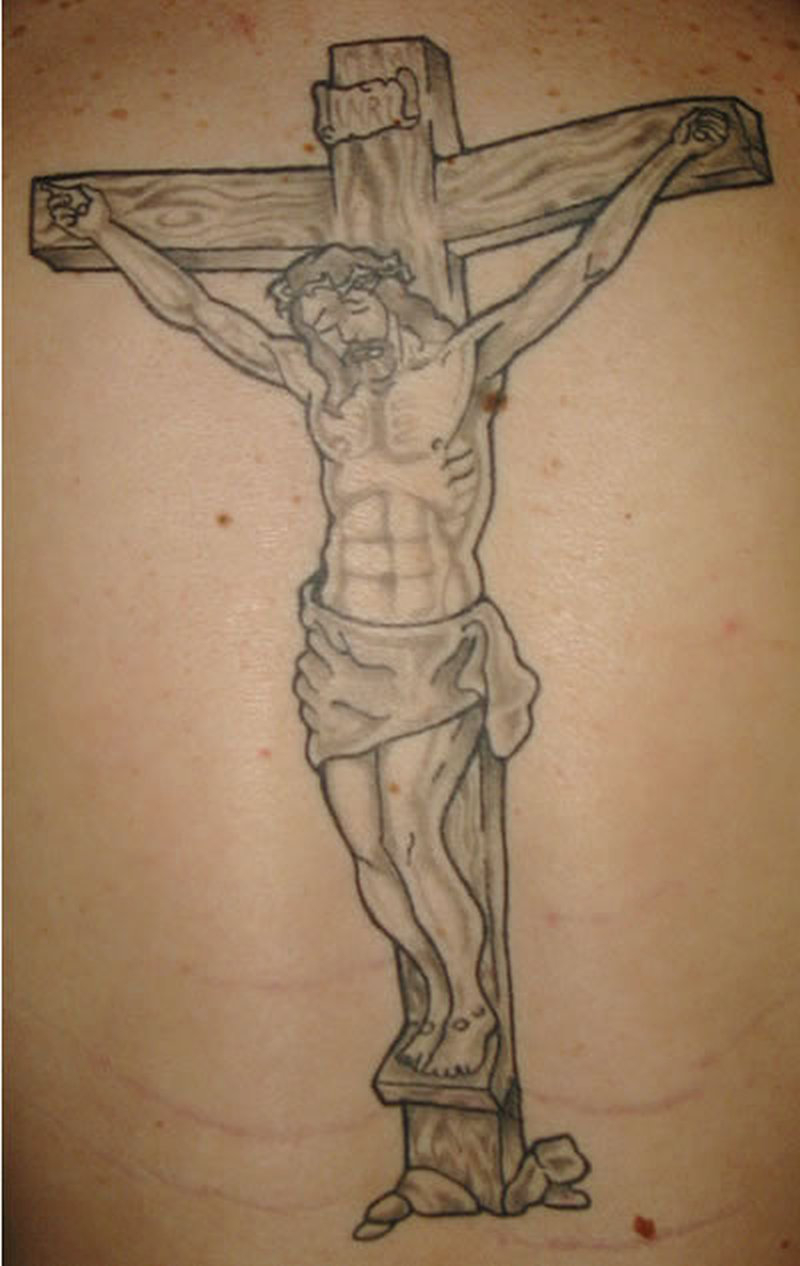 Cross With Jesus Tattoo Design Tattoos Book 65000 Tattoos Designs in measurements 800 X 1266