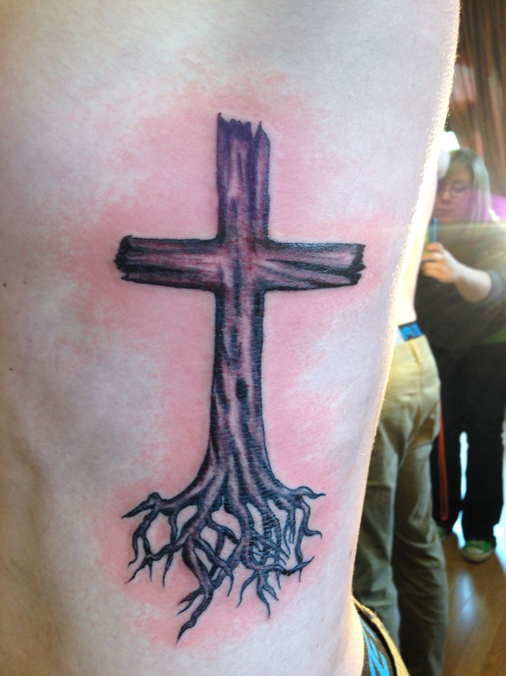 Cross With Roots Tattoo Tattoo Cross Tattoo Designs Roots for size 1000 X 1334