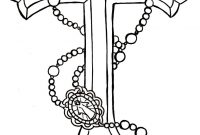 Cross With Rosary Tattoo Metacharis On Deviantart Tattoos And for proportions 882 X 1532