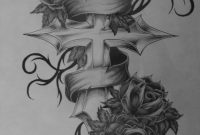 Cross With Roses Tattoo Tatoos3 Cross Tattoo Designs Rose with proportions 768 X 1024