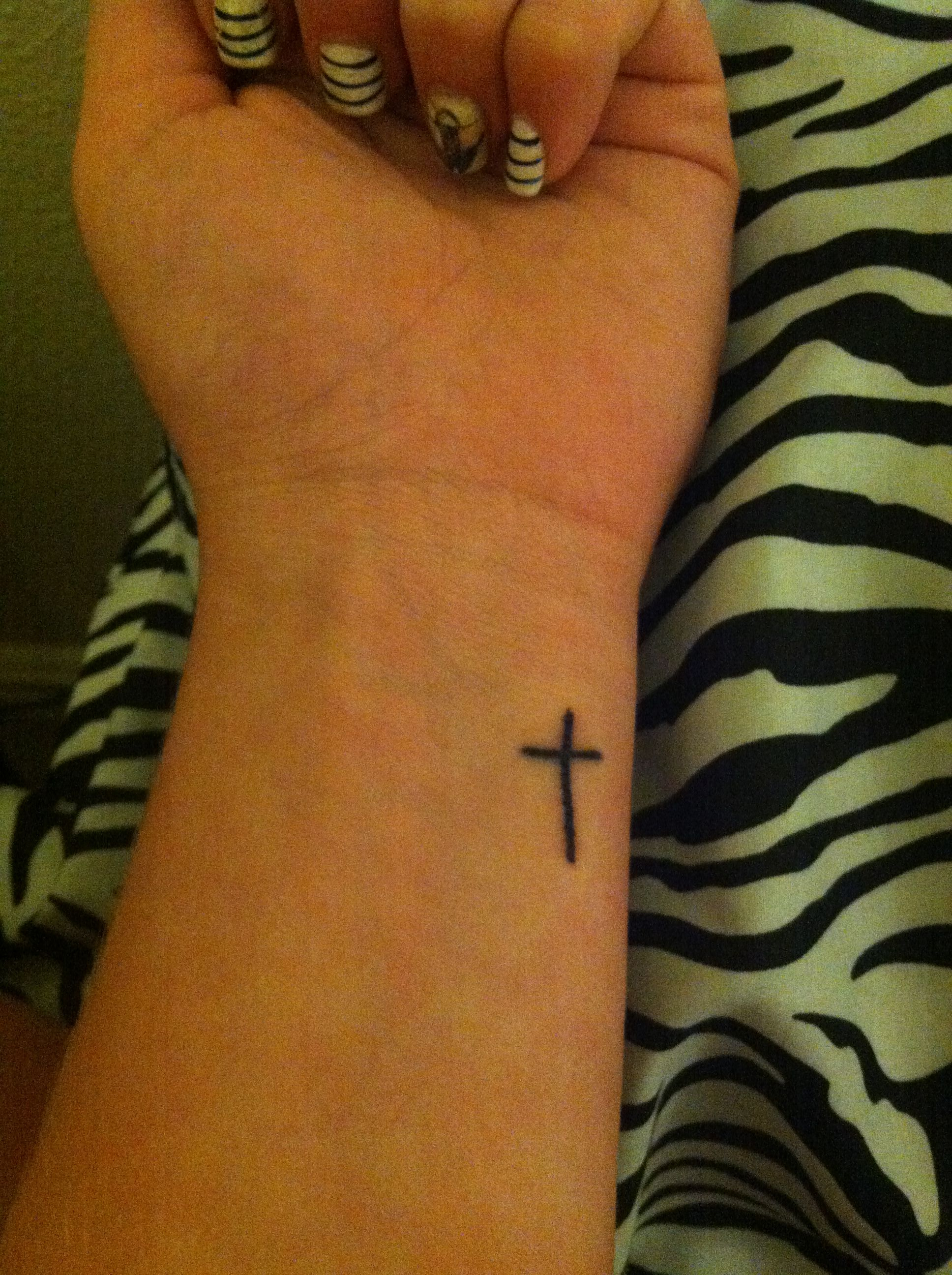 Cross Wrist Tattoo Inkkk Cross Tattoo On Wrist Tattoos Wrist pertaining to size 1936 X 2592