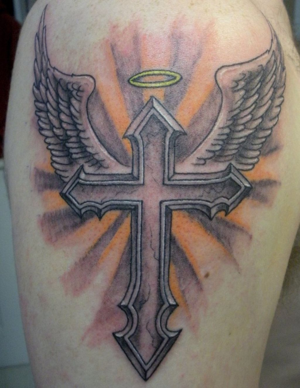 Crosstattoo Crosstattoodesign Crossdesign Cross Tattoo regarding size 1024 X 1323