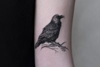 Crow Tattoo Oozytattoo Animal Tattoos Tattoos Black Crow in dimensions 1080 X 1078