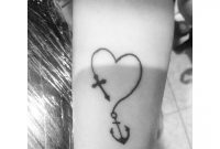 Cute Heart Cross And Anchor Tattoo Venice Tattoo Art Designs Best with dimensions 1080 X 1080