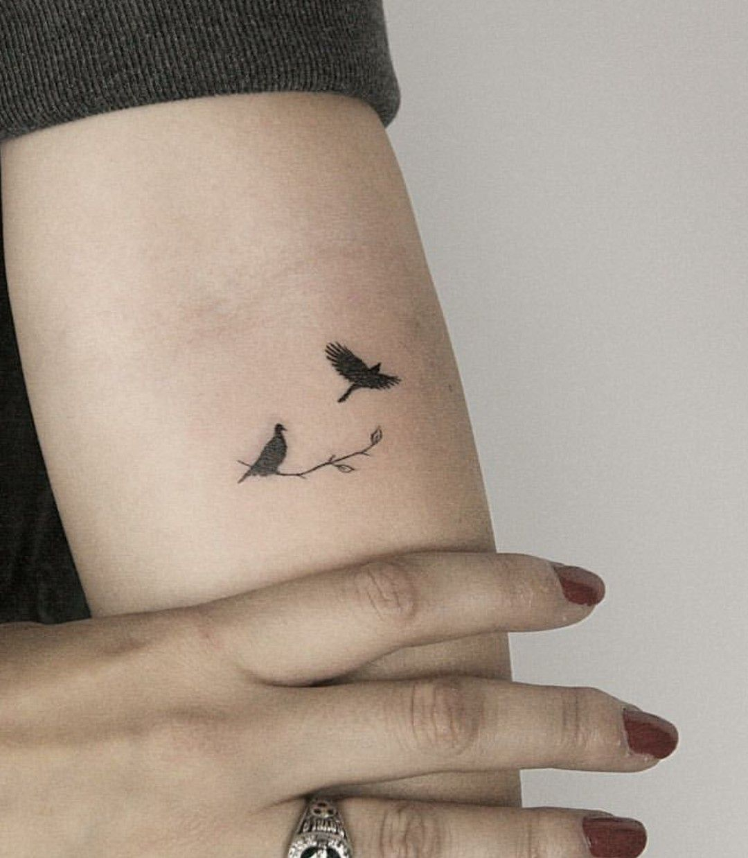 Dainty Birds Tattoo Tattoos Girly Tattoos White Bird Tattoos regarding dimensions 1080 X 1238
