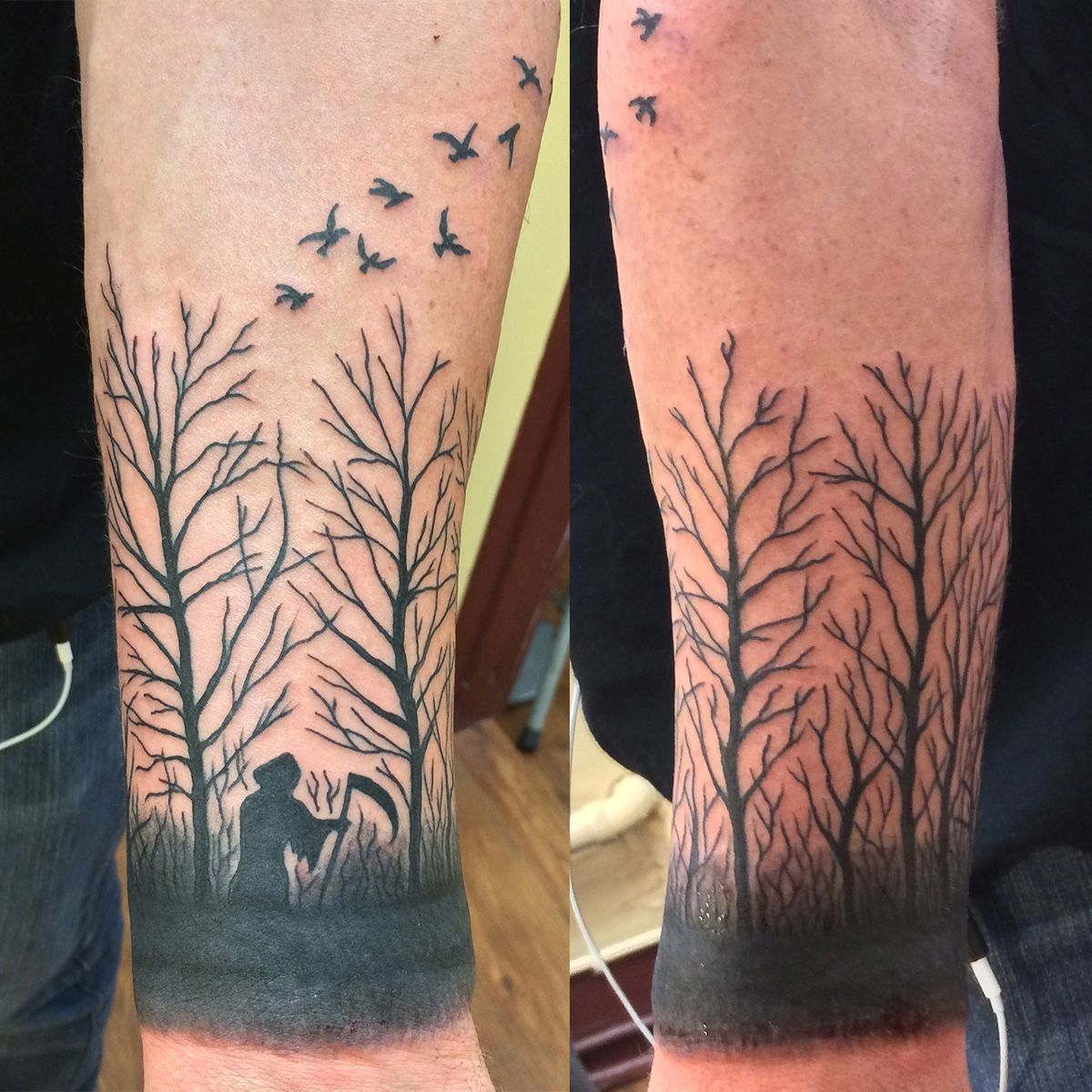 Dead Trees Birds Tattoo Jon Reed All Saints Tattoo Austin Tx inside proportions 1200 X 1200