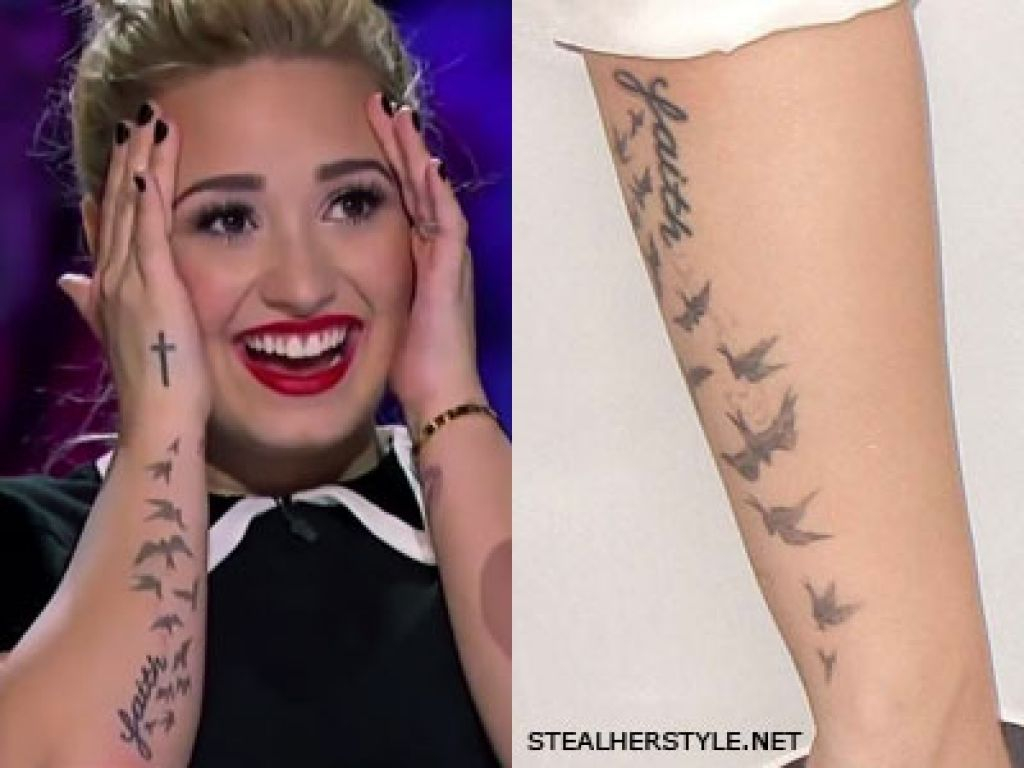 Demi Lovato Tattoo Regarding Tattoo Ideas Tattoo Forearm pertaining to measurements 1024 X 768