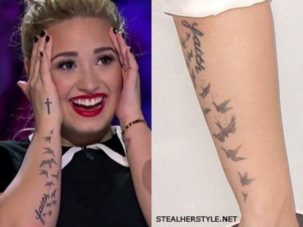Demi Lovato Tattoo Regarding Tattoo Ideas Tattoo Forearm within dimensions 1024 X 768