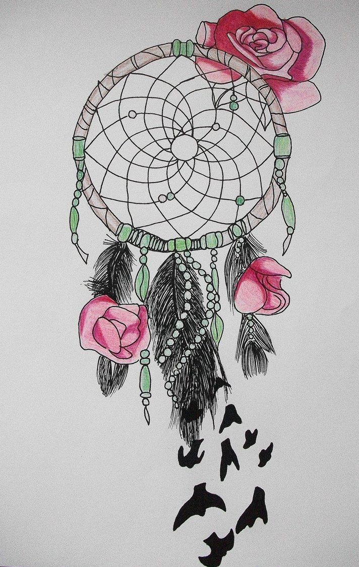 Deviantart More Like Dream Catcher Birds Of A Feather Tattoo regarding proportions 712 X 1123