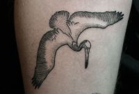 Diving Pelican Tattoo Blackwork Tattoo Dotwork Tattoo Pointillist pertaining to size 1103 X 1103