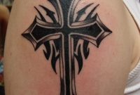 Download Free Arm Tribal Cross Tattoos Pin Tribal Cross Tattoos in dimensions 3000 X 4000