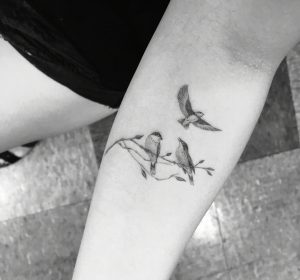 Dr Woo Bird Tattoo Tattoo Ideas White Bird Tattoos Feather pertaining to proportions 1334 X 1244