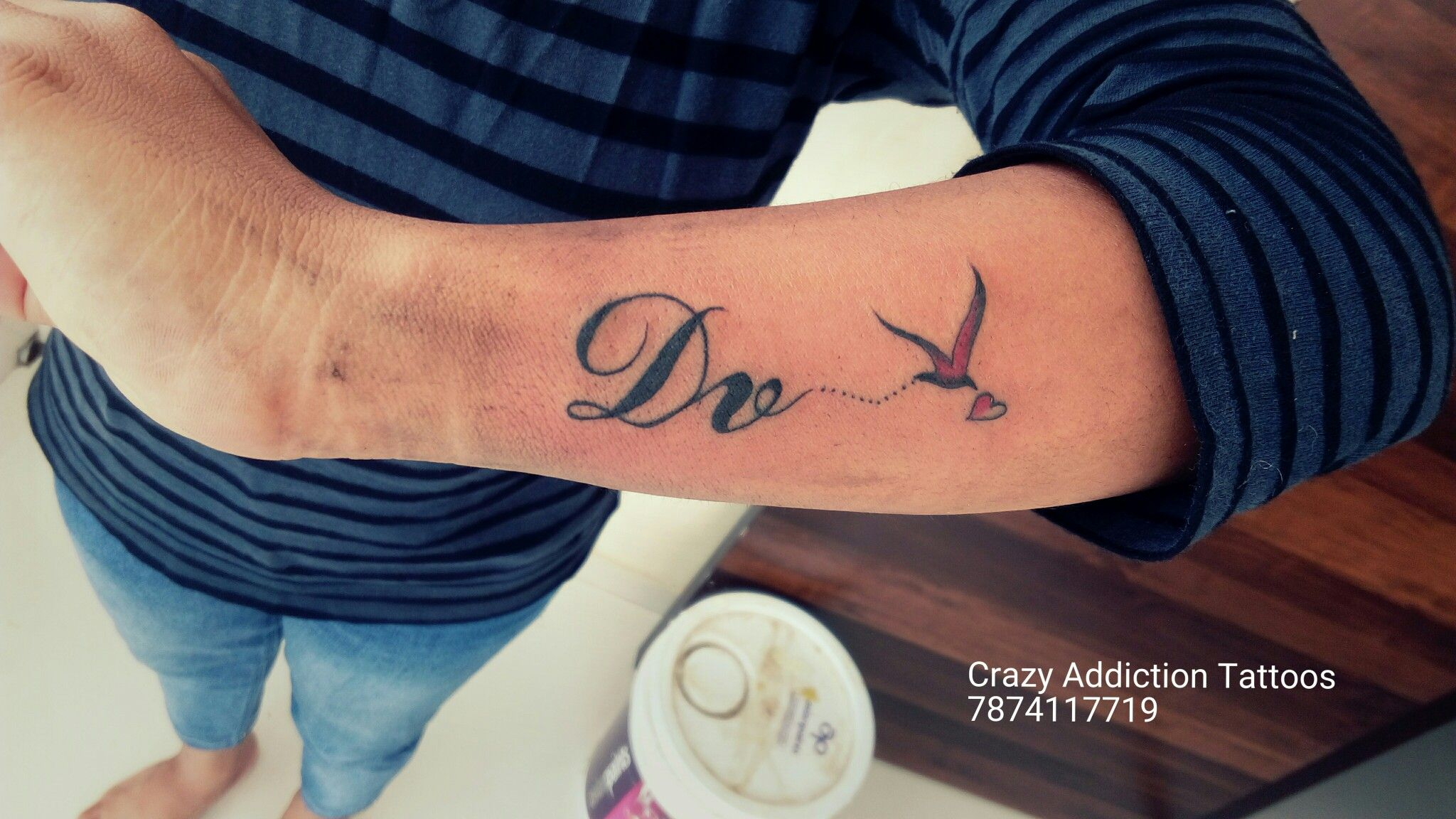 Dv With Bird Tattoo Name Tattoos Tattoos Fish Tattoos Name in sizing 2048 X 1152