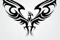 Eagle Bird Tattoo Design Royalty Free Vector Image throughout proportions 949 X 1080