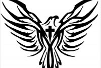 Eagle Cross Tattoo Garbagengtxlrdeviantart On Deviantart regarding measurements 900 X 1200