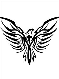 Eagle Cross Tattoo Garbagengtxlrdeviantart On Deviantart regarding measurements 900 X 1200