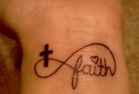 Faith Cross Tattoo For Girls On Wrist Tattooshunt throughout sizing 736 X 1153