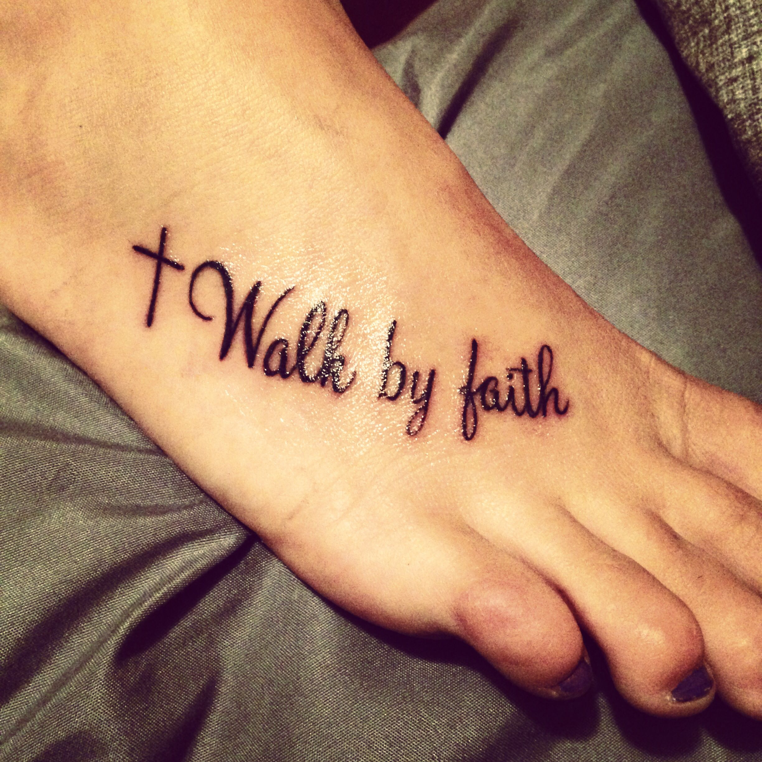 Faith Tattoo Faith Foot Cross Cute Tattoos Tattoos Christian intended for proportions 2448 X 2448